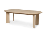 Bevel Table Extendable - White Oiled Beech