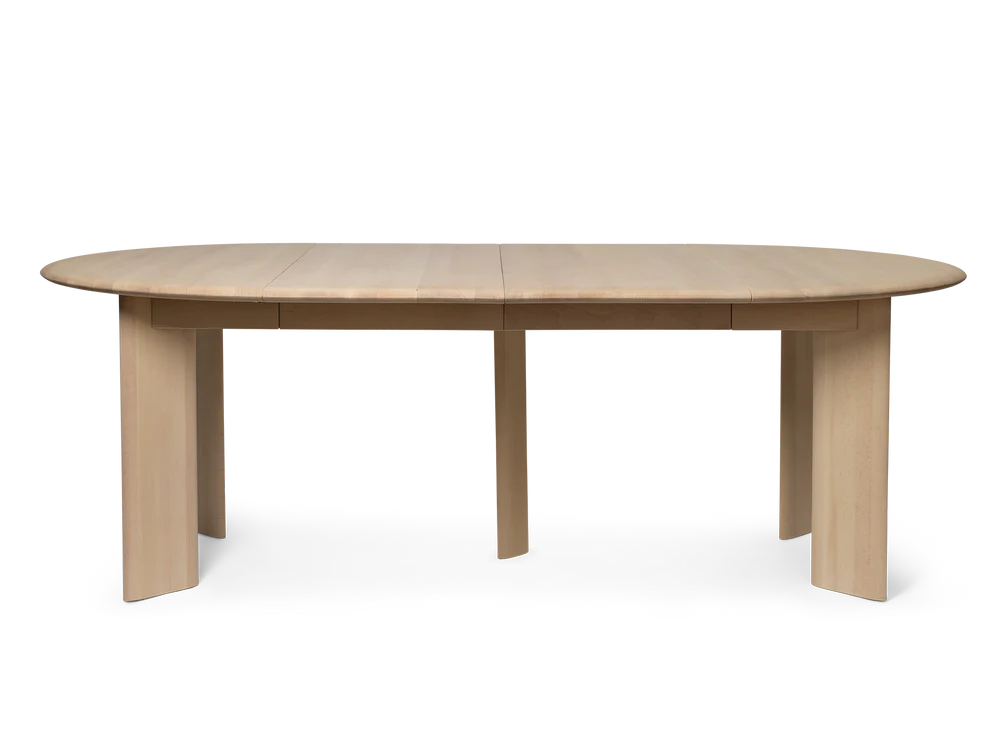 Bevel Table Extendable - White Oiled Beech