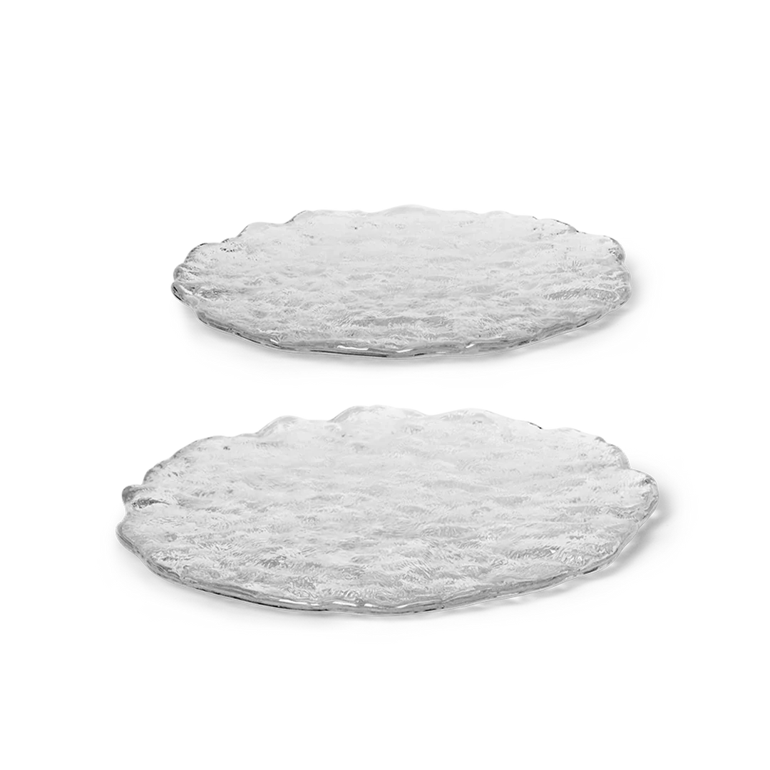Set de 2 Farfurii Momento Glass Stones - L