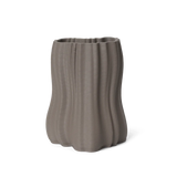 Moire Vase - Small Anthracite