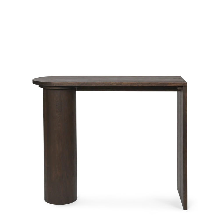 Pylo Console Table - Dark Stained Oak