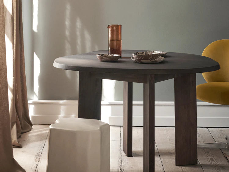 Tarn Dining Table - 115 Dark Stained Beech