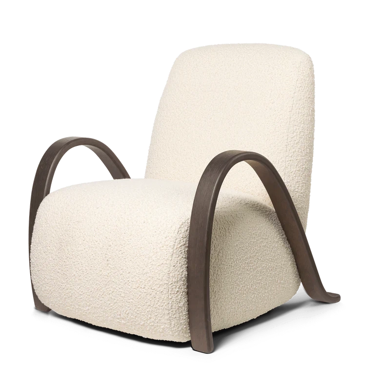 Buur Lounge Chair - Nordic Bouclé Off-white