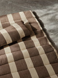 Strand Cushion - Carob Brown/Parchment