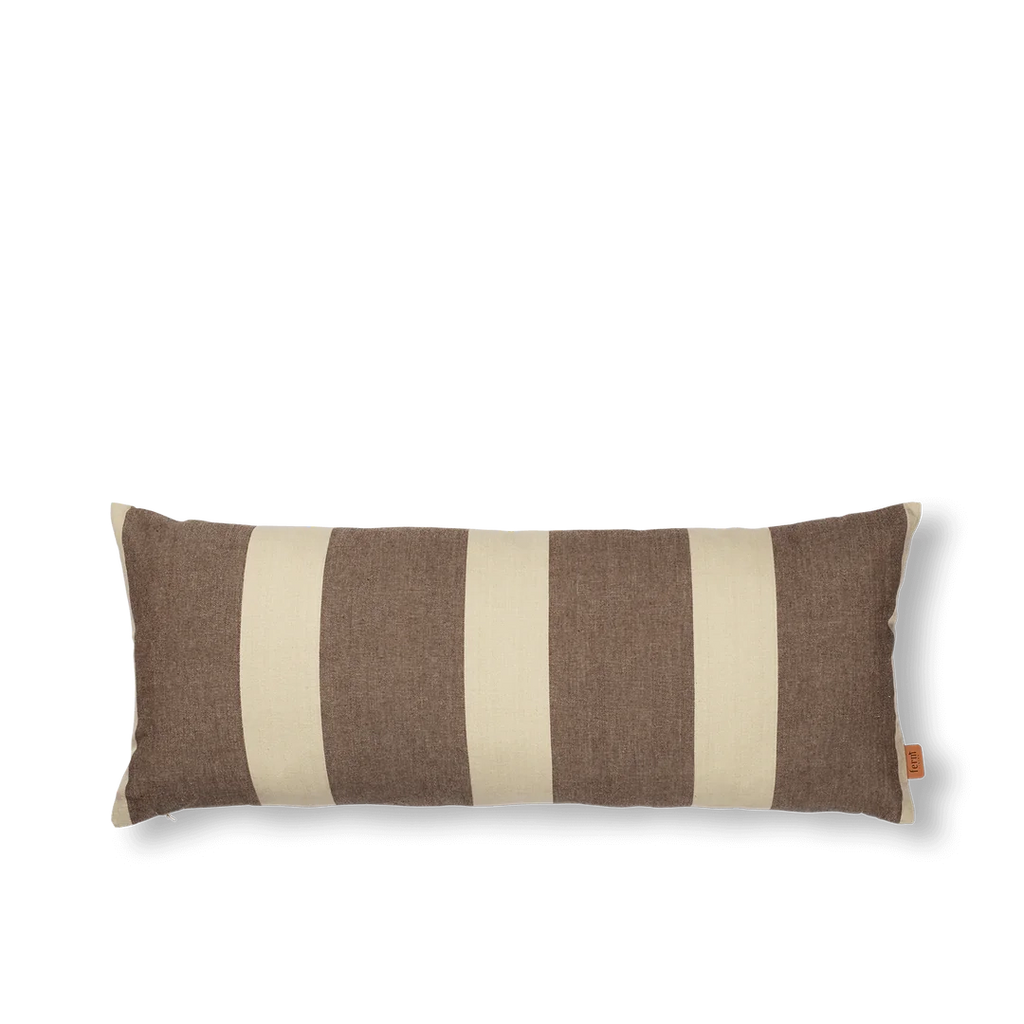 Strand Cushion - Carob Brown/Parchment