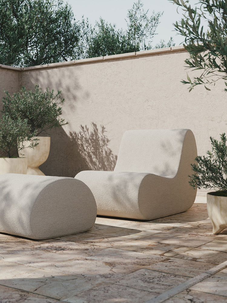 Pouf Rouli - Pure Bouclé Off-white