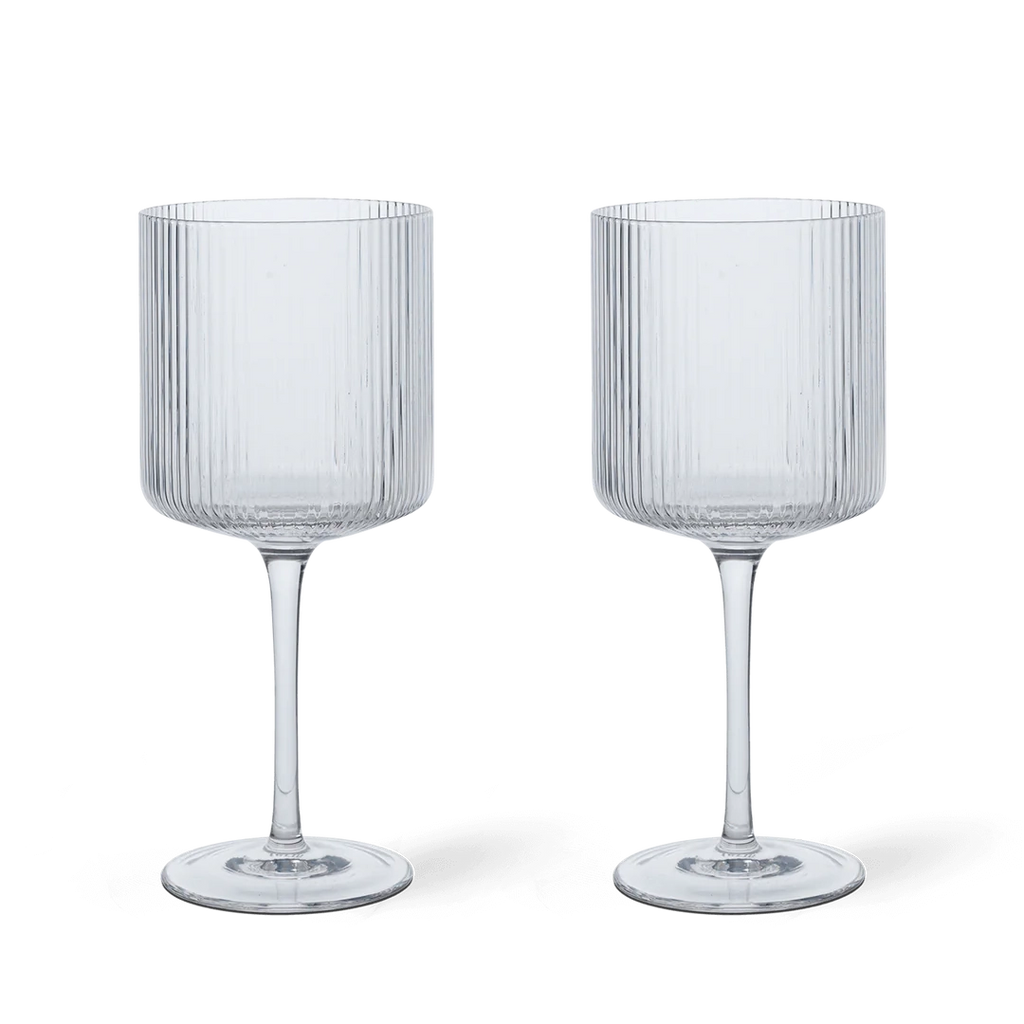 Pahare de vin rosu Ripple - Set de 2