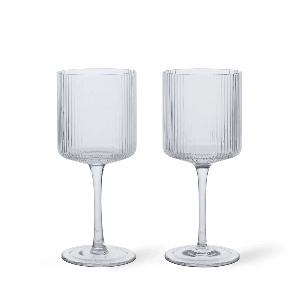 Ripple White Wine Glasses - Set of 2