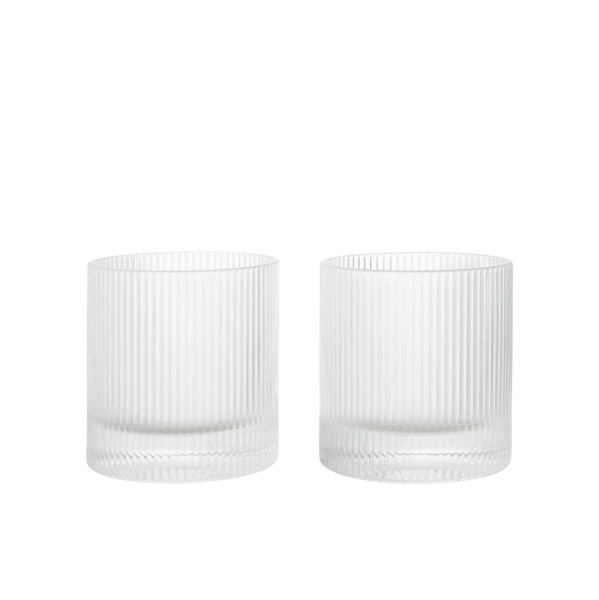 Ripple Tumbler Glasses - Set of 2