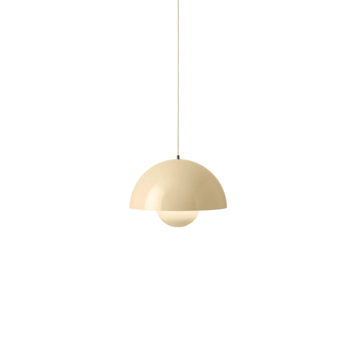 Flowerpot Pendant Medium VP7 - Ivory