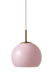 Ball Glass Pendant Lamp - Opal Rose