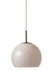 Ball Glass Pendant Lamp - Sand Grey