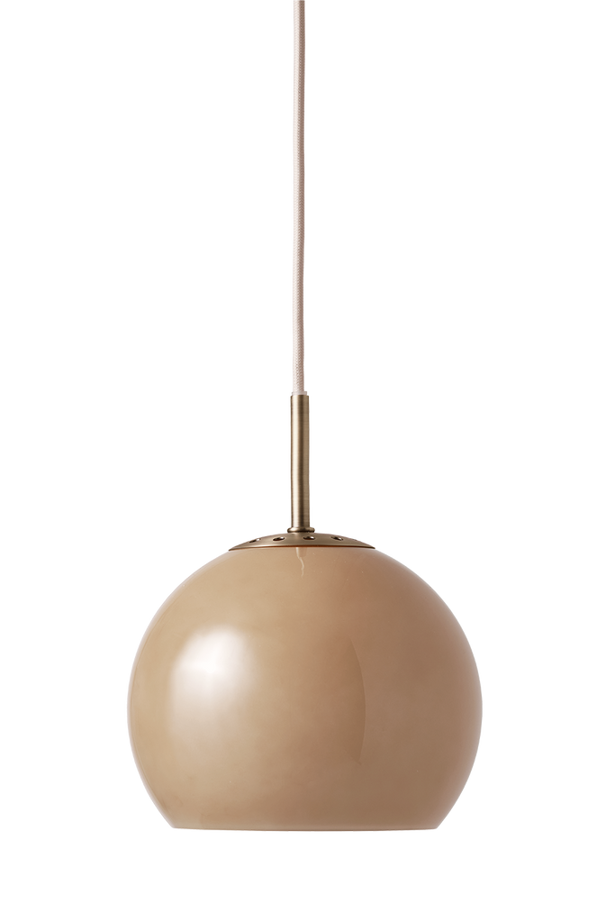 Ball Glass Pendant Lamp - Cappucino