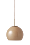 Ball Glass Pendant Lamp - Cappucino