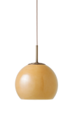 Ball Glass Pendant Lamp - Amber