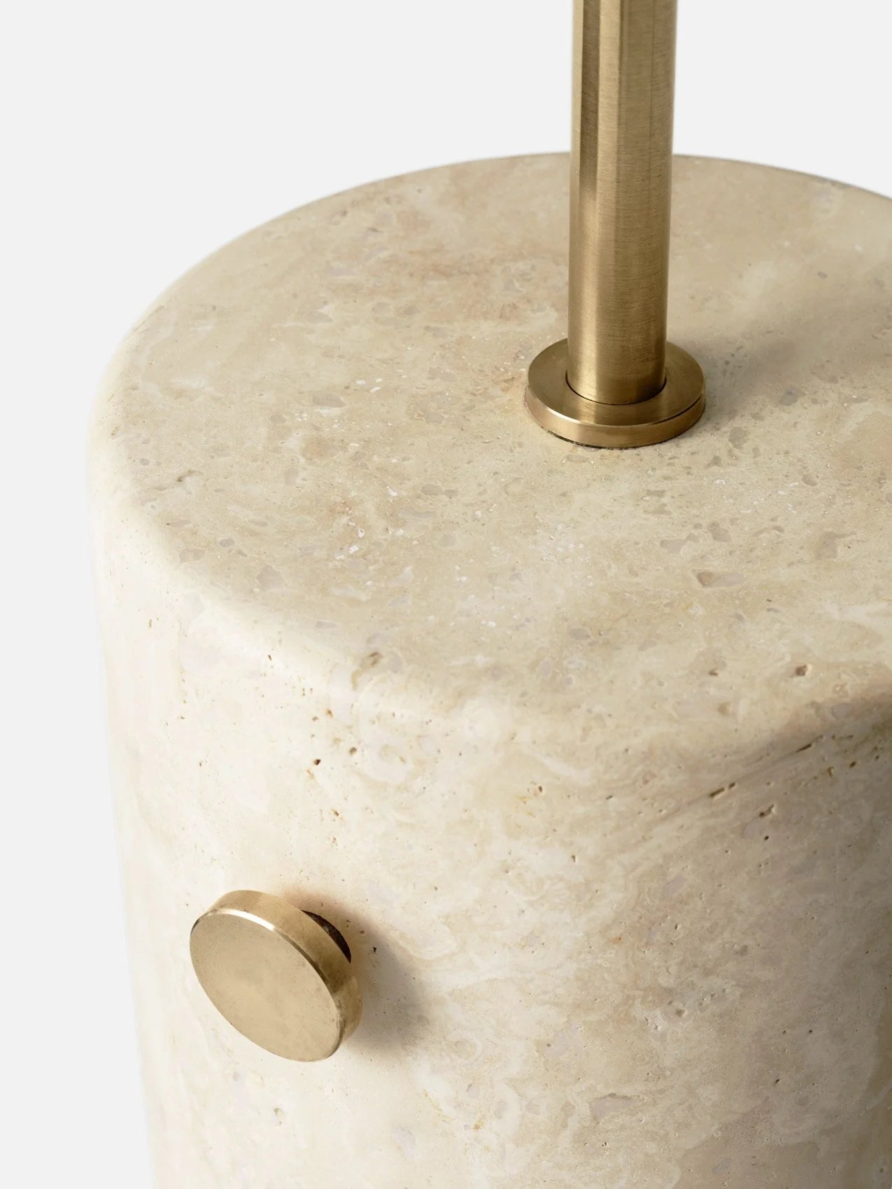 Lampadar JWDA  - Travertin | Brushed Brass