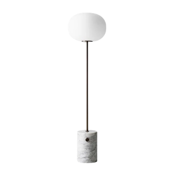 JWDA Floor Lamp - White Marble | Bronzed Brass