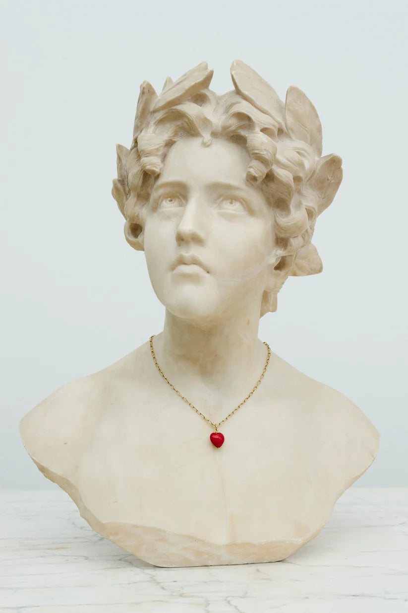 Uma Pendant Gold - Ruby