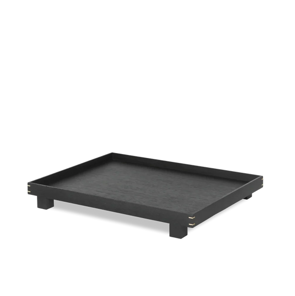 Tavă Bon Wooden - Large - Black Painted Oak