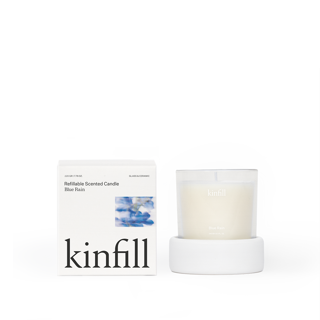 Scented Candle - Blue Rain