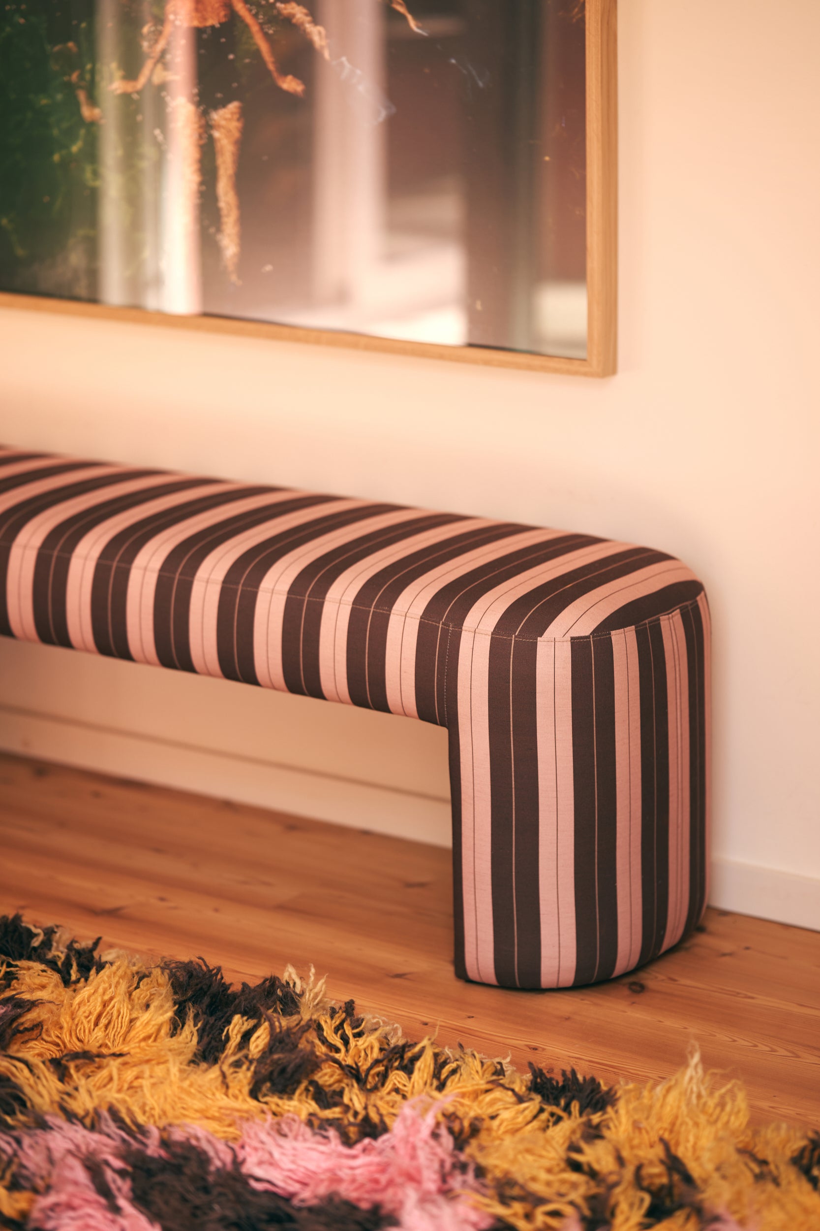 Bancheta Lobby striped