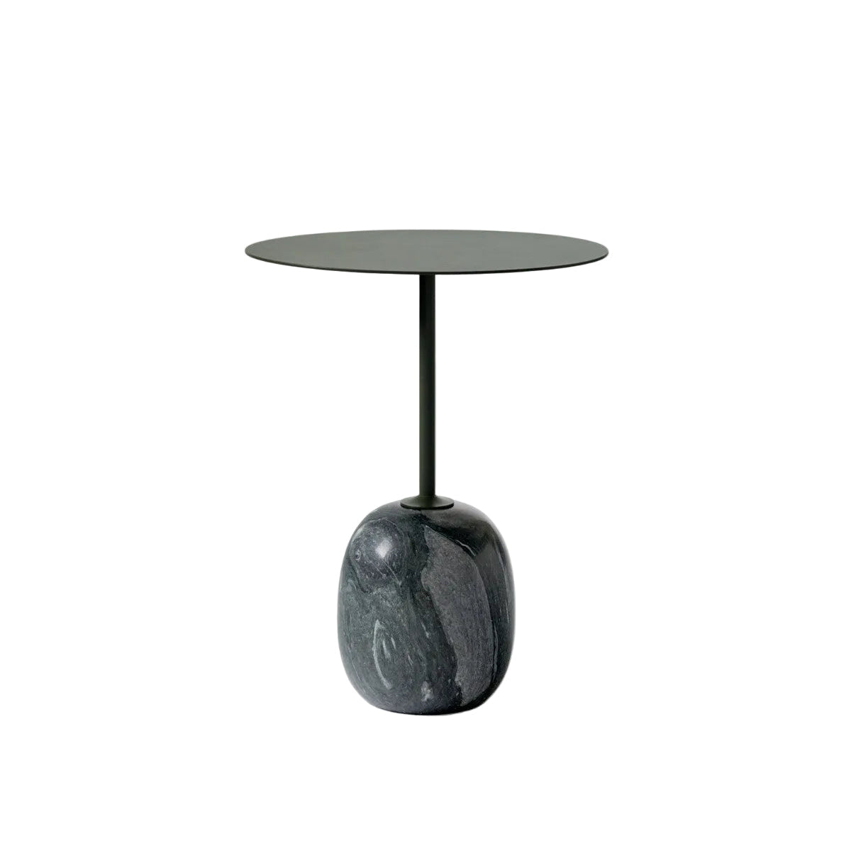 Măsuță Lato LN9 Ovala - Deep Green & Verde Alpi Marble