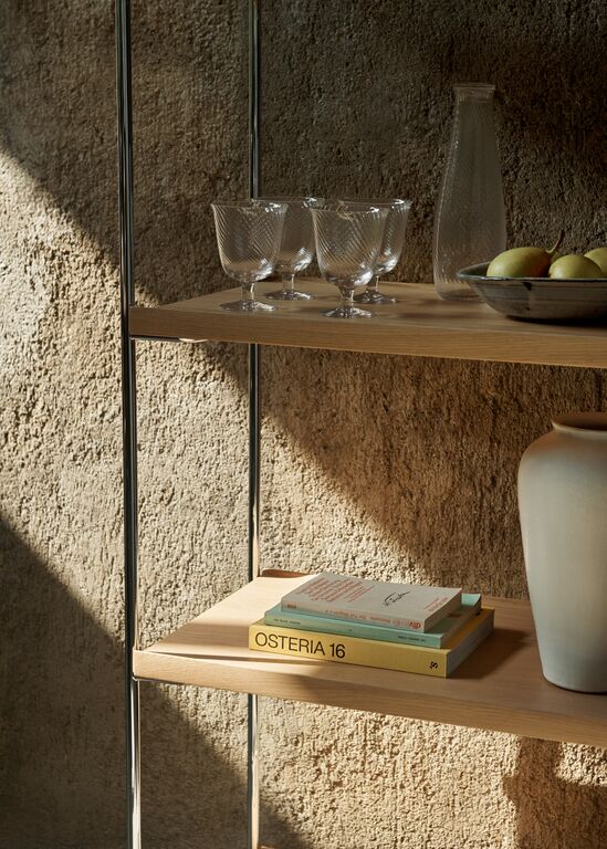 Alima NDS6 Shelving - Lacquered Oak