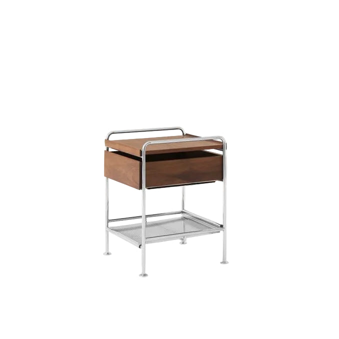 Alima NDS3 Side Table - Lacquered walnut
