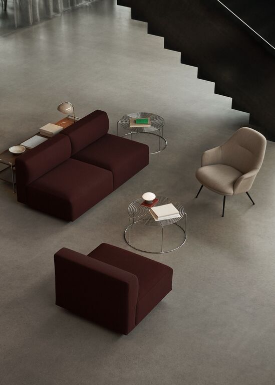 Wire Coffee Table VP17 - Mirror Polished Steel