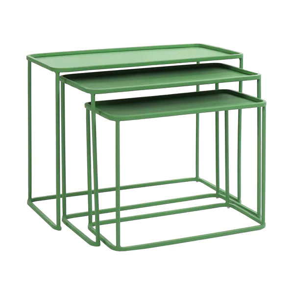 Century Set / 3 Coffee Tables - Green