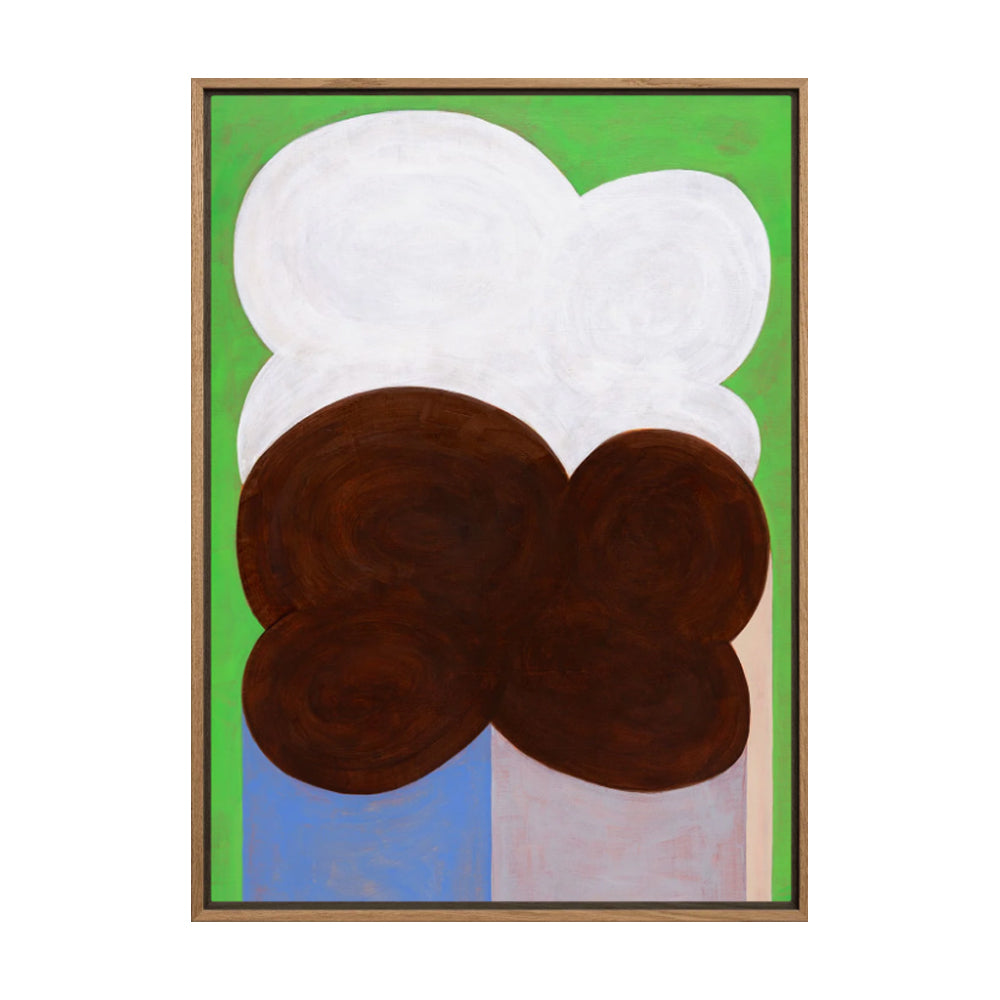 Canvas Toetiee, Cloud Stump, rama din lemn de stejar