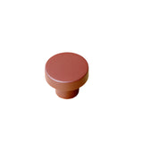 Knob Circular Reddish Brown