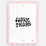 Wavy Frame - Pastel Pink