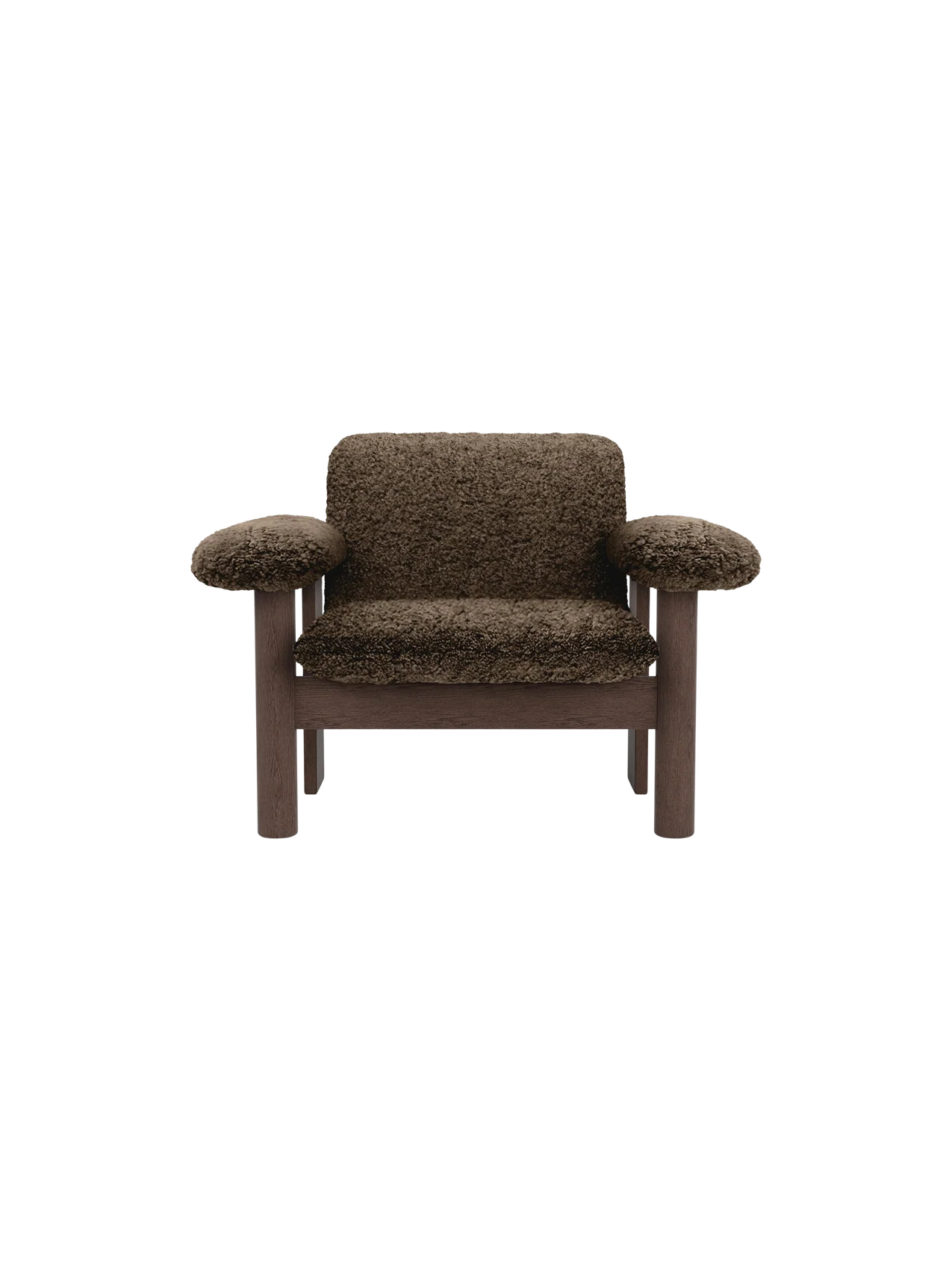 Fotoliu Brasilia - Dark Stained Oak - Spatar jos