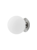 TR Bulb, Ceiling/Wall Lamp - Polished steel / Matte Bulb