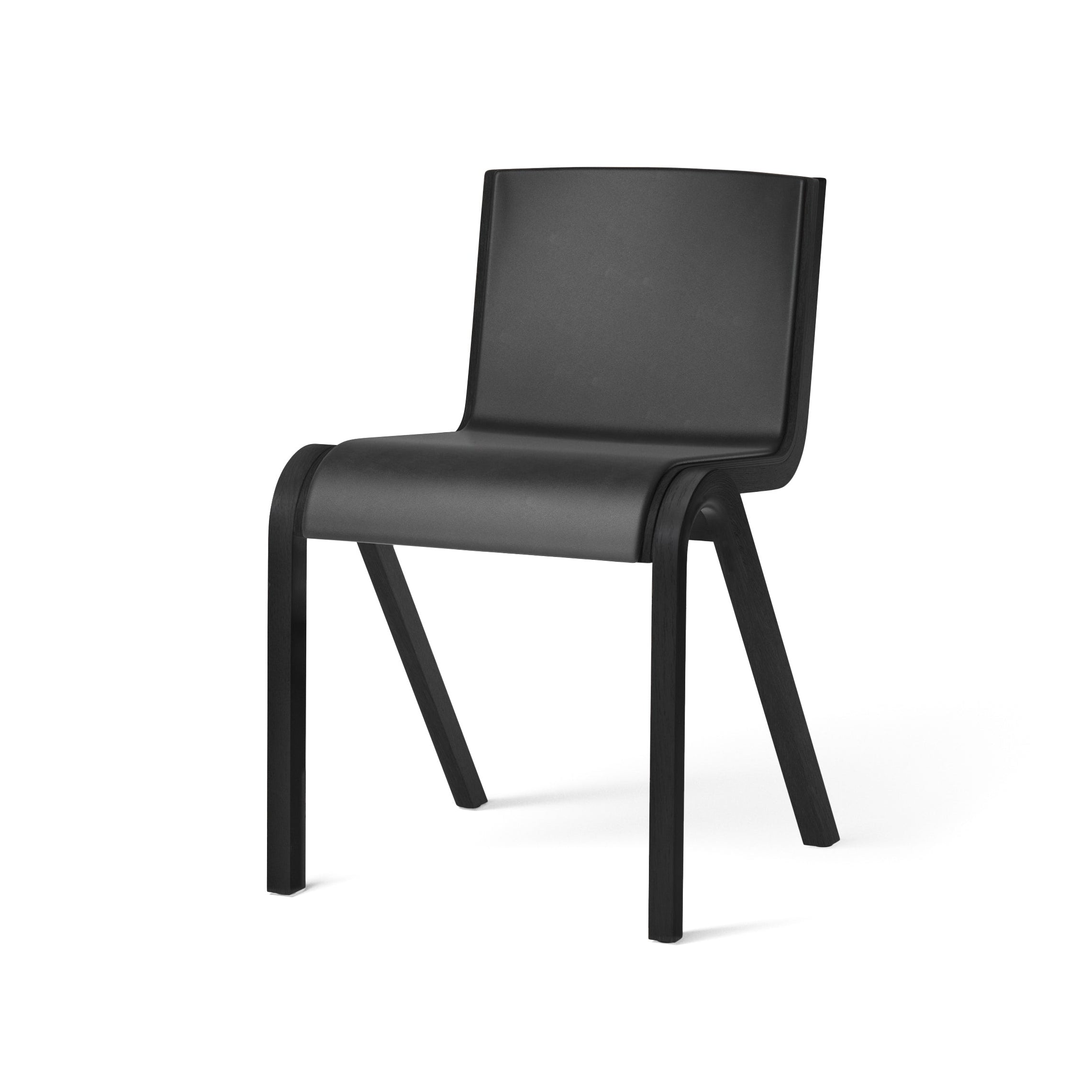 Ready Dining Chair - Black Oak - Front Upholstered