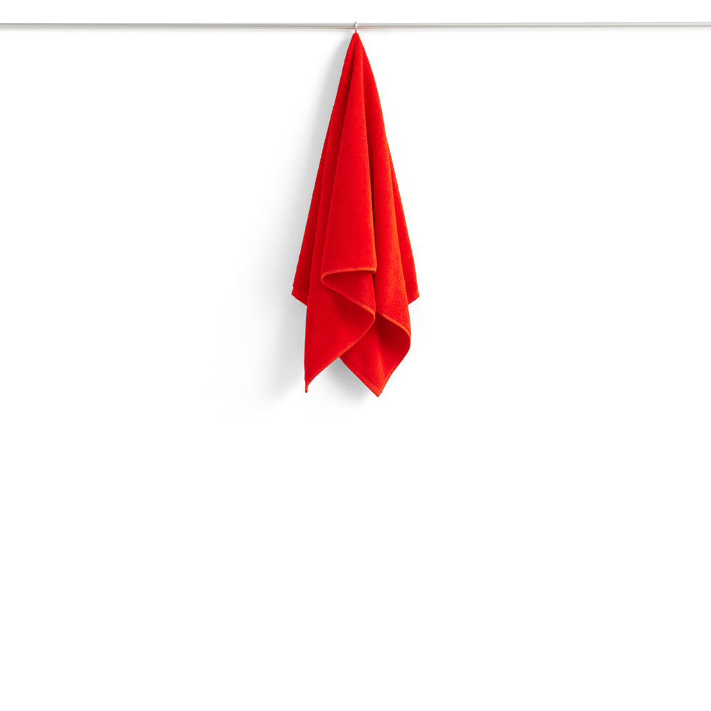 Mono Hand Towel - Poppy Red