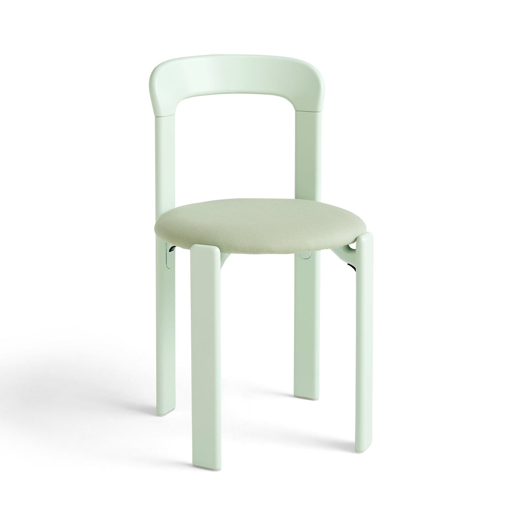Rey Upholstered Seat Chair - Mint Green
