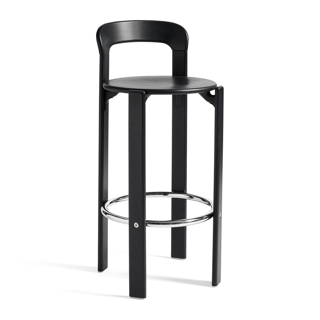 Rey Bar Stool H65 - Deep Black