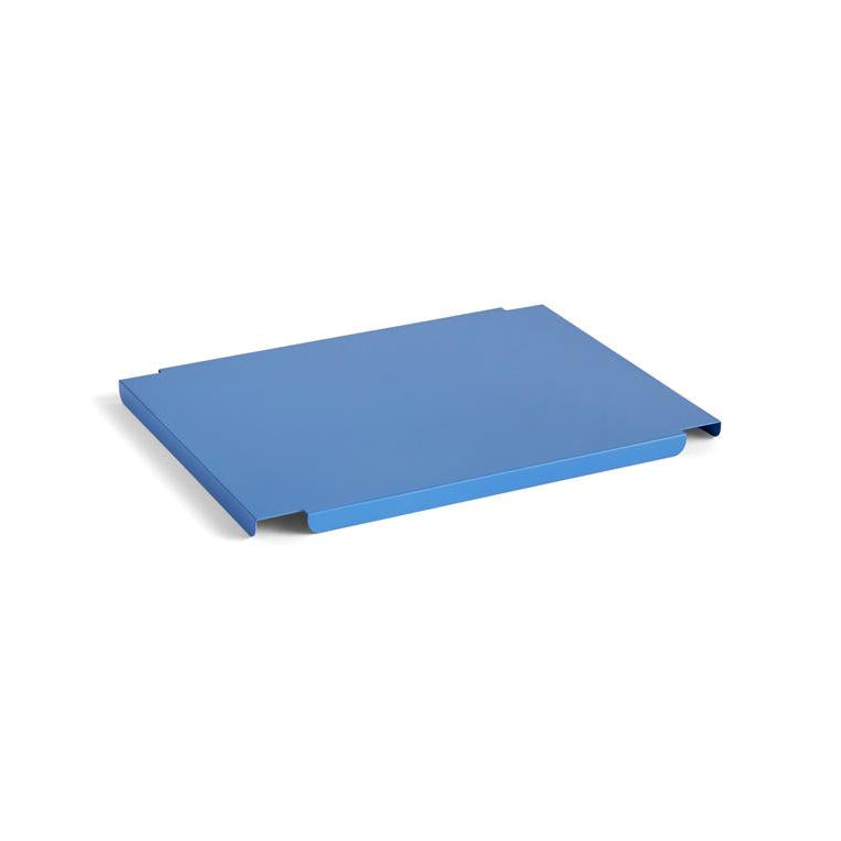 Colour Crate Lid Metal - Medium - Electric blue