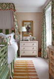 Alice Crawley Bamboo Forrest  Wool Rug - Rose
