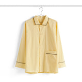 Outline Pyjama Shirt Long Sleeve - Soft Yellow