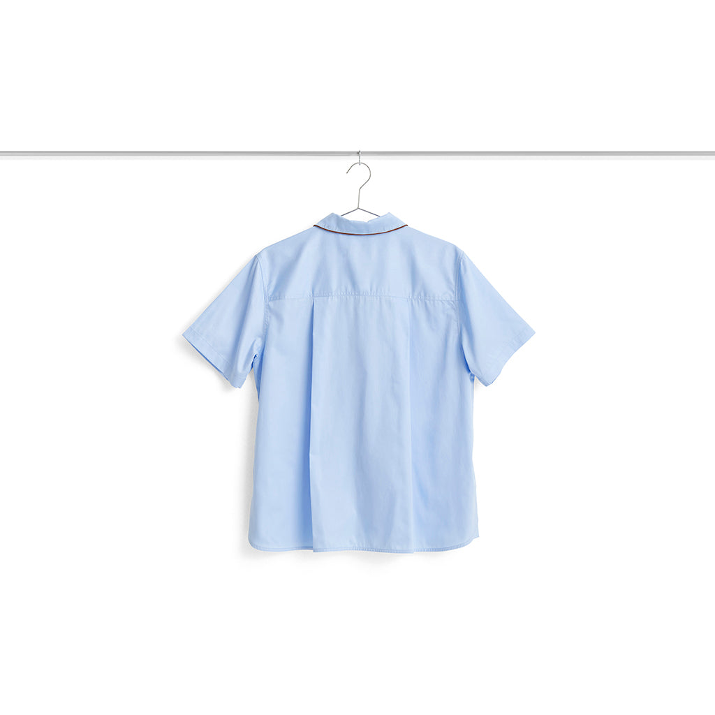 Camasa cu maneca scurta Outline Pyjama - Soft Blue