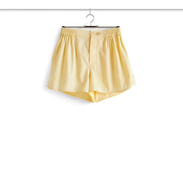 Outline Pyjama Shorts - Soft Yellow