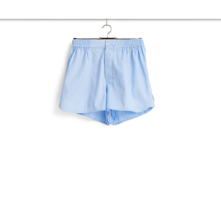 Outline Pyjama Shorts - Soft blue