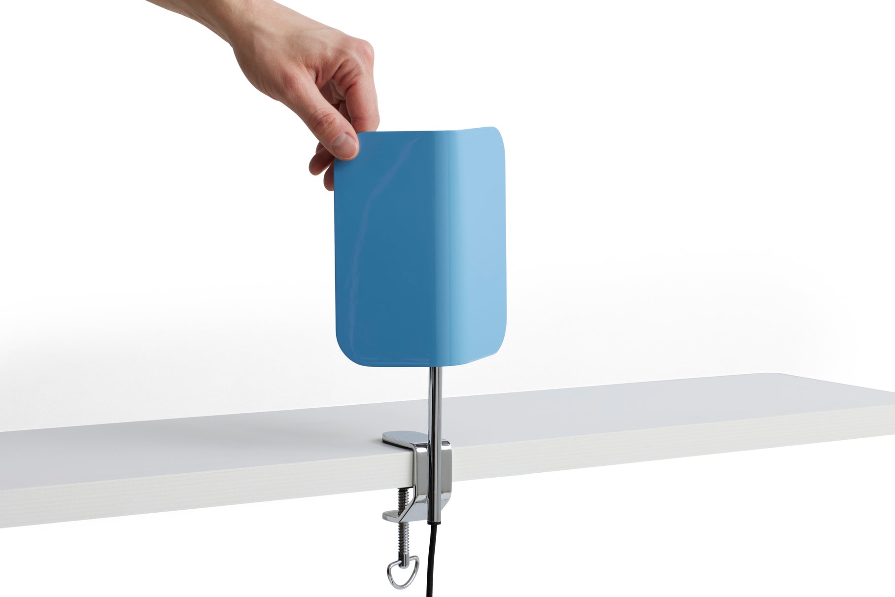 Lampa cu clema - Pastel blue