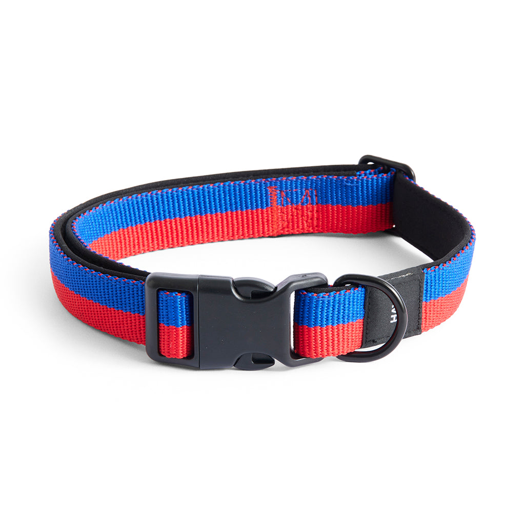 HAY Dogs Collar Flat - Red / Blue