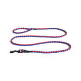 HAY Dogs Leash Braided - Red/ blue