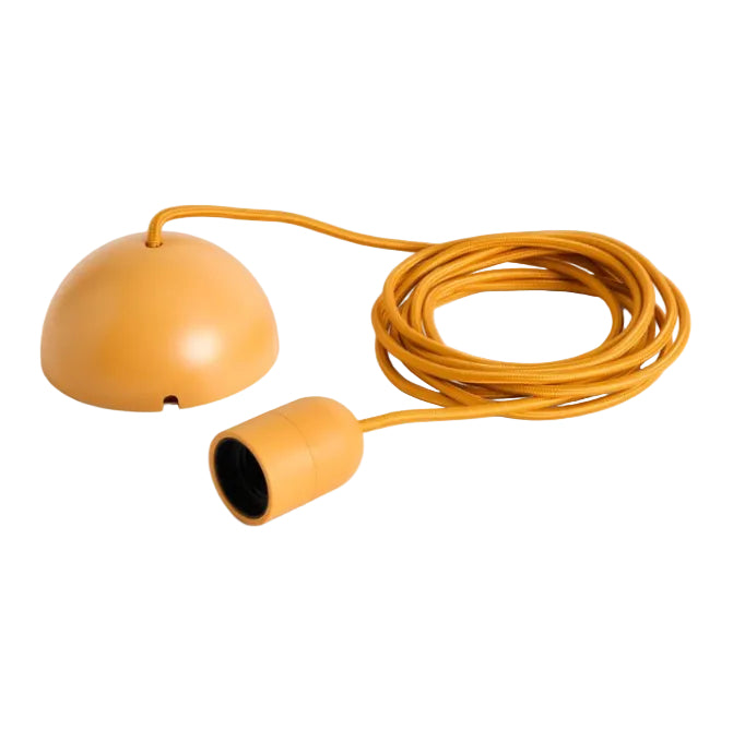 Common Pendant Cord set - Amber yellow