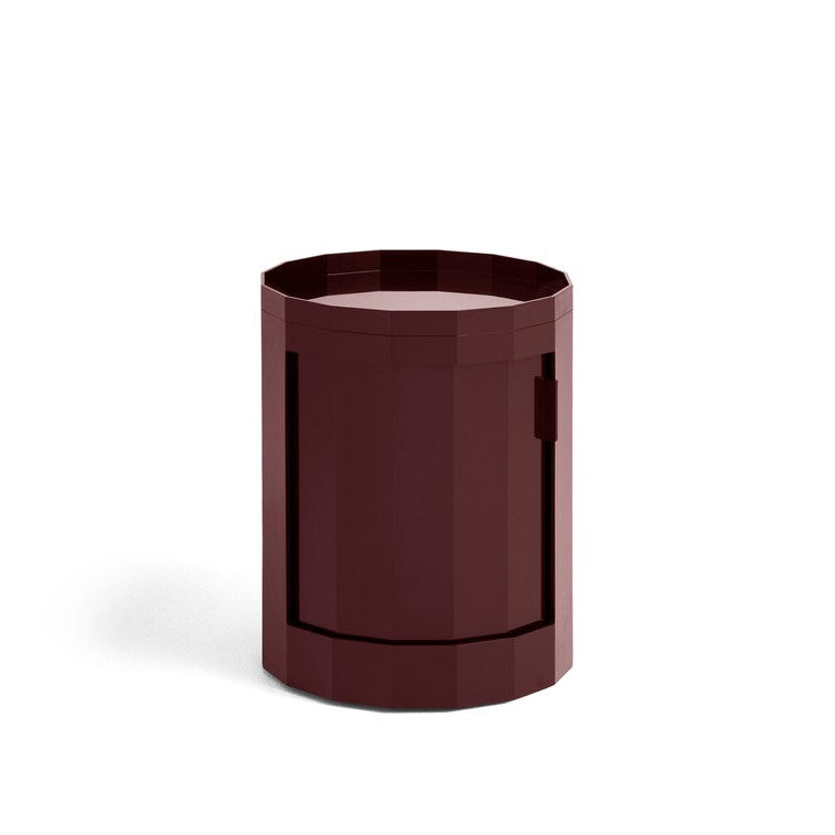 Facet Cabinet 100 incl. feet and castors - Burgundy